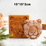 🍪Carved Wooden Pryanik Gingerbread Cookie Mold