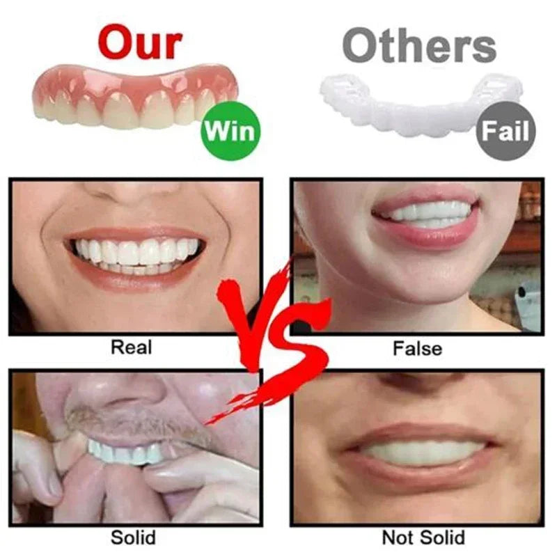 False Premium Custom Silicone Denture Set