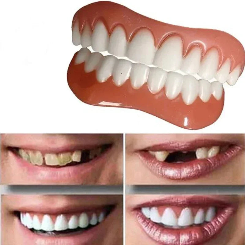 False Premium Custom Silicone Denture Set