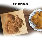 🍪Carved Wooden Pryanik Gingerbread Cookie Mold