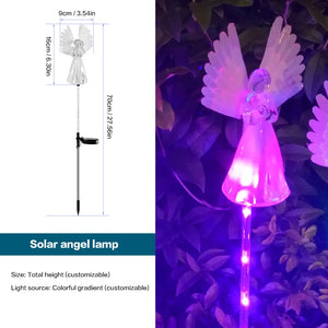 Waterproof Solar Angel lights Solar Angel Garden Stakes