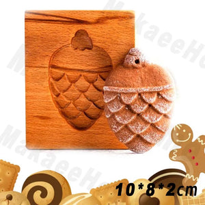 🍪Carved Wooden Pryanik Gingerbread Cookie Mold