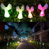 Waterproof Solar Angel lights Solar Angel Garden Stakes