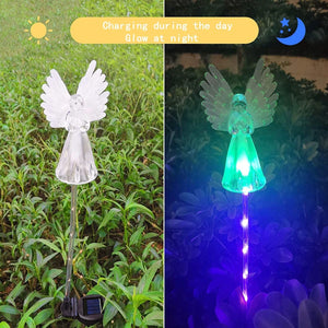 Waterproof Solar Angel lights Solar Angel Garden Stakes