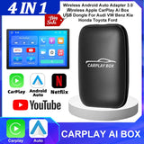AutoSky TV Adapter + HDMI to USB-C Cable Bundle - Adapter which allows TV Sticks on your vehicle's infotainment system