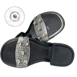 Manganese steel spikes anti-slip shoe covers