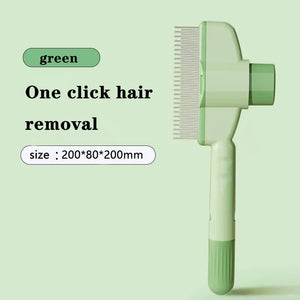 Self-cleaning Pet Flea Comb Grooming Brush