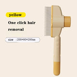 Self-cleaning Pet Flea Comb Grooming Brush