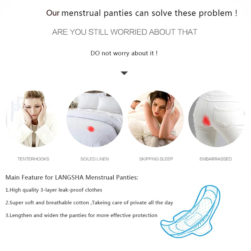 ComfyGuard Leak-Proofpanties, ComfyGuard Leakproof Panties for Women Over 60 3pcs