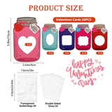 Mason Jar Happy Valentines Day Cards (50PCS) - Simplr Deals enjoy 50% Off Today!