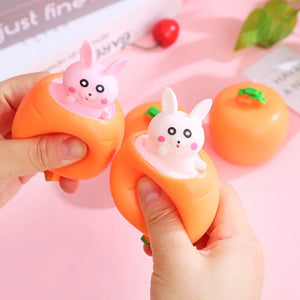 Squeezing POP UP Carrot Bunny (make life more joy)