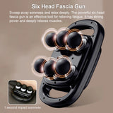 New six-head Fascia Gun deep muscle tissue massager - Simplr Deals enjoy 50% Off Today!