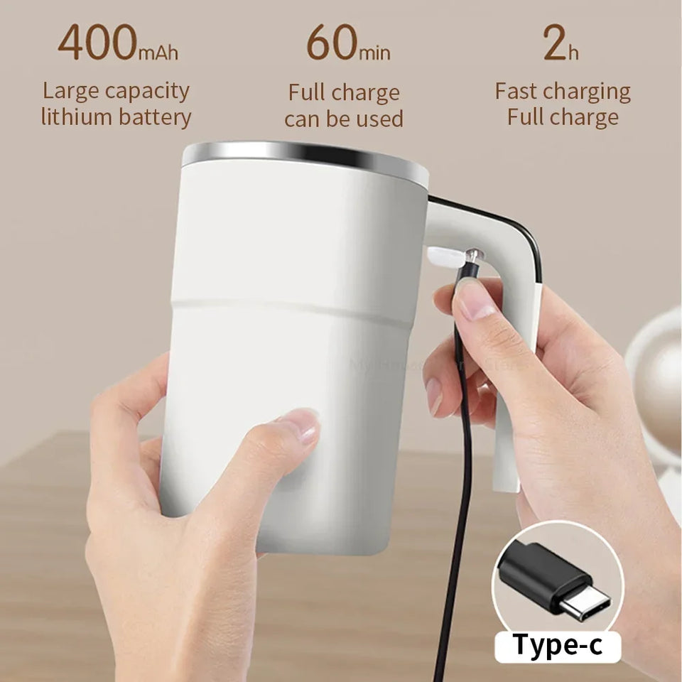 Magnetic Stirring Coffee Mug