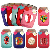 Mason Jar Happy Valentines Day Cards (50PCS) - Simplr Deals enjoy 50% Off Today!