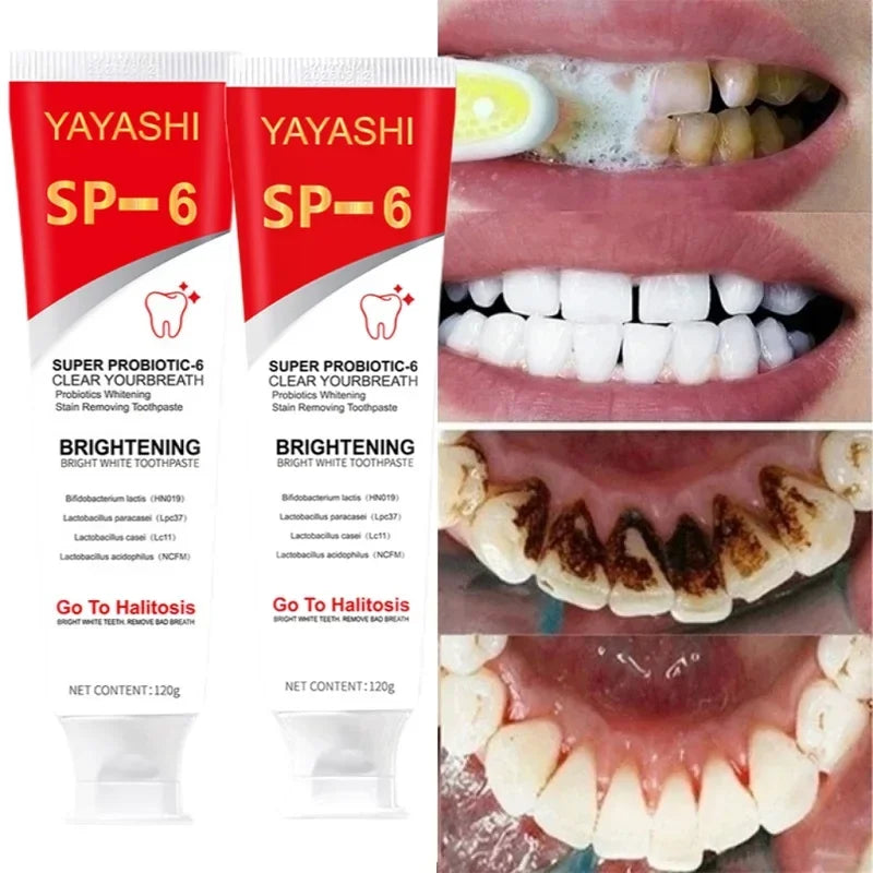 Super probiotic-6 toothpaste with oral microbiota strength