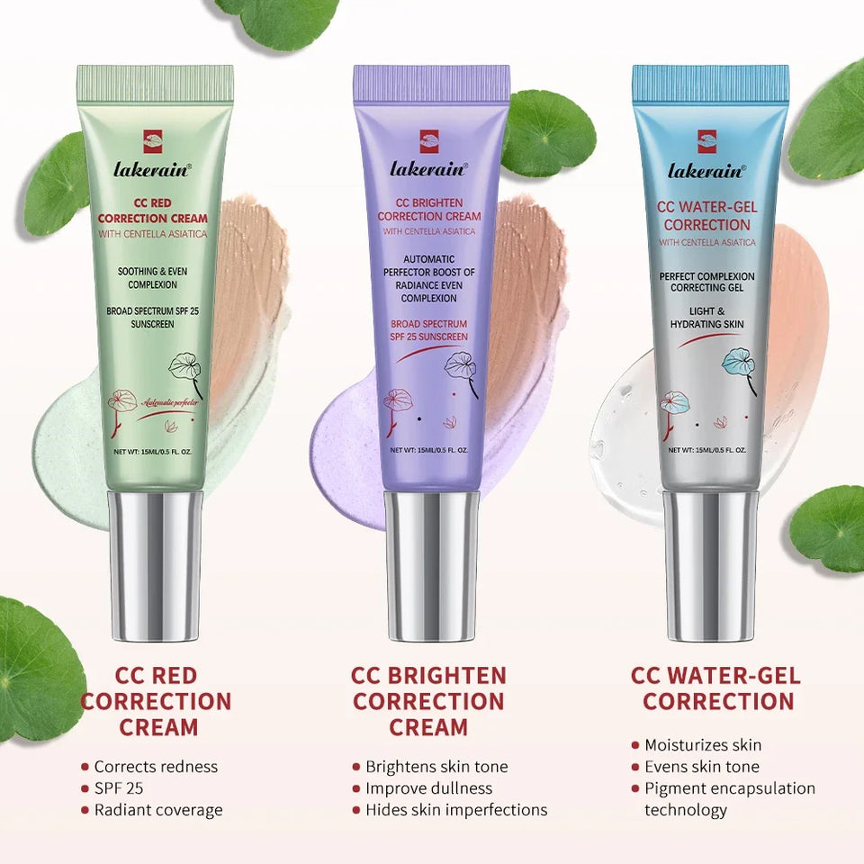 Achieve Effortless Radiance 50% OFF- Hydrating CC Cream Foundation with Centella Asiatica