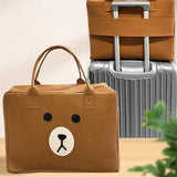 Cartoon Felt Luggage Bag - Simplr Deals enjoy 50% Off Today!