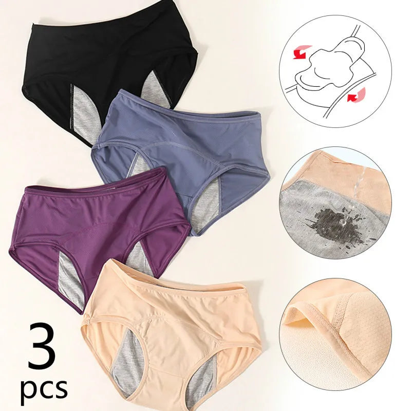 ComfyGuard Leak-Proofpanties, ComfyGuard Leakproof Panties for Women Over 60 3pcs