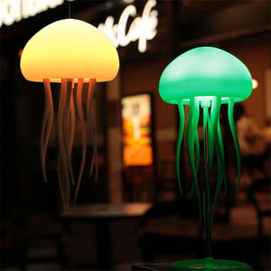 LED gradient swimming jellyfish atmosphere light night light - Simplr Deals enjoy 50% Off Today!