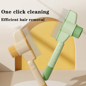 Self-cleaning Pet Flea Comb Grooming Brush