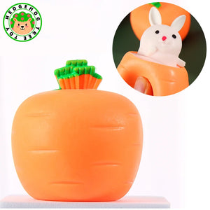 Squeezing POP UP Carrot Bunny (make life more joy)