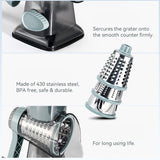 5 in 1 Cheese Vegetable Grater with Handle