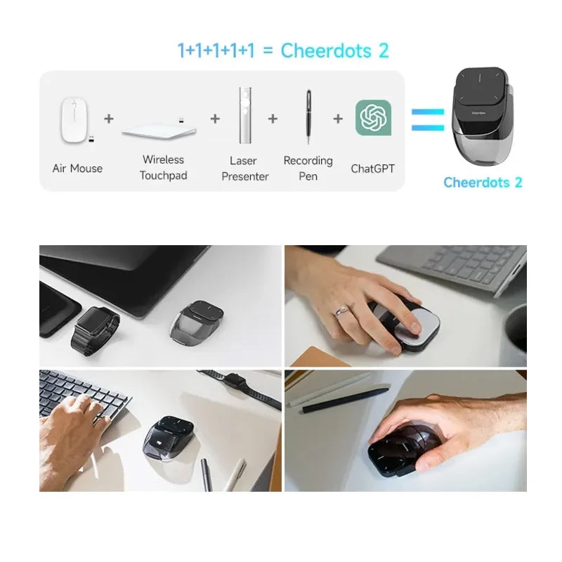 Wireless Bluetooth Multifunctional Detachable Air Mouse - Simplr Deals enjoy 50% Off Today!