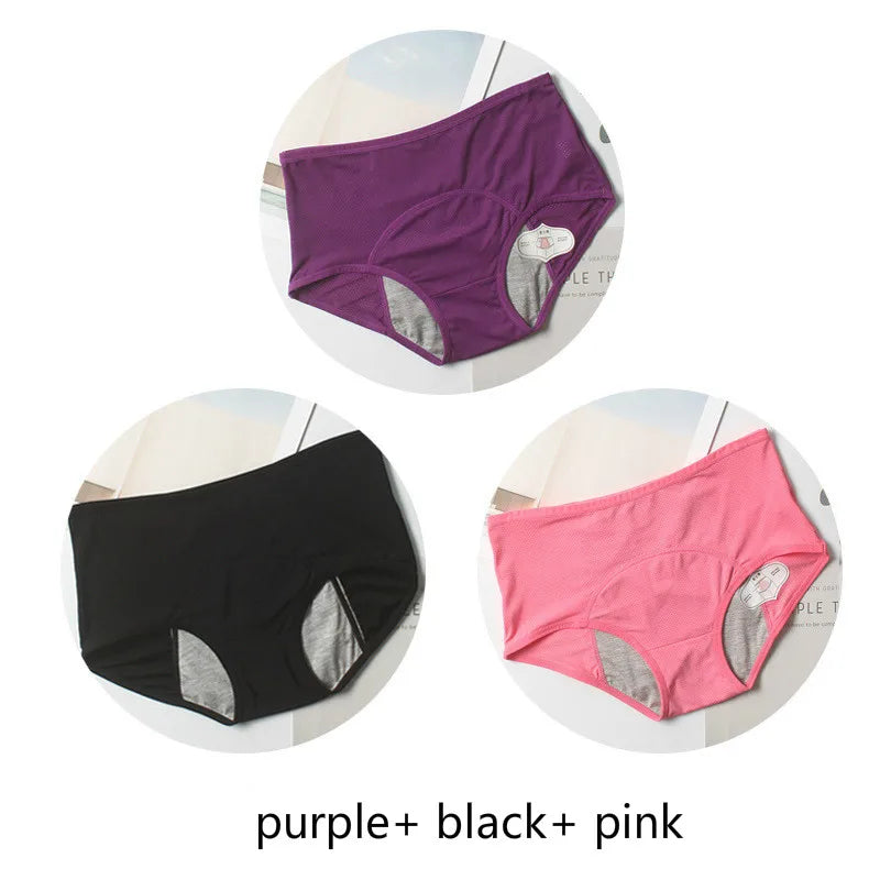 ComfyGuard Leak-Proofpanties, ComfyGuard Leakproof Panties for Women Over 60 3pcs