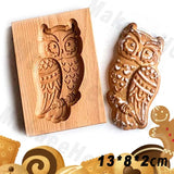 🍪Carved Wooden Pryanik Gingerbread Cookie Mold