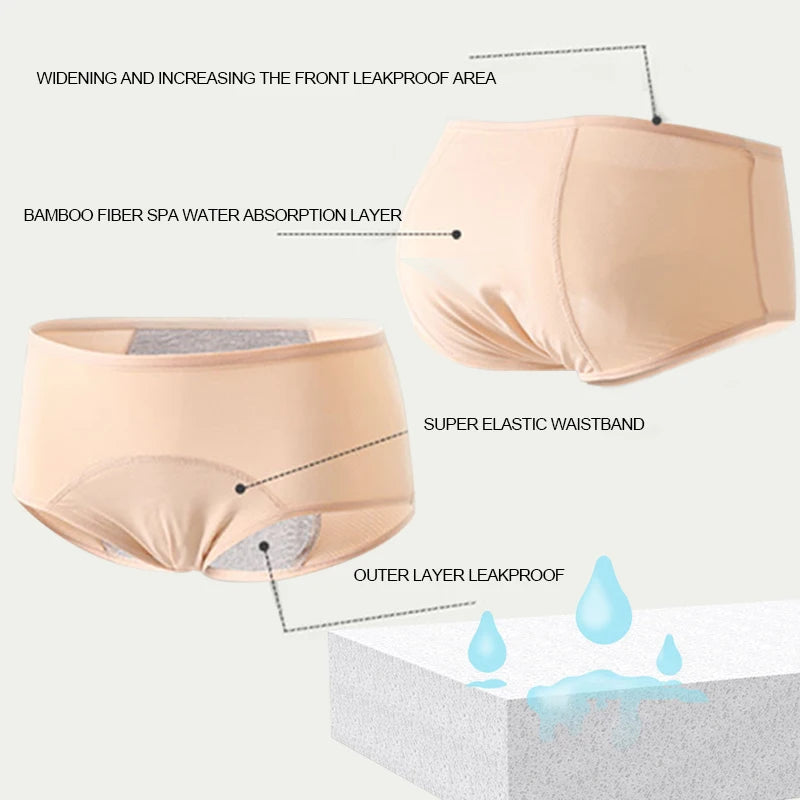 ComfyGuard Leak-Proofpanties, ComfyGuard Leakproof Panties for Women Over 60 3pcs