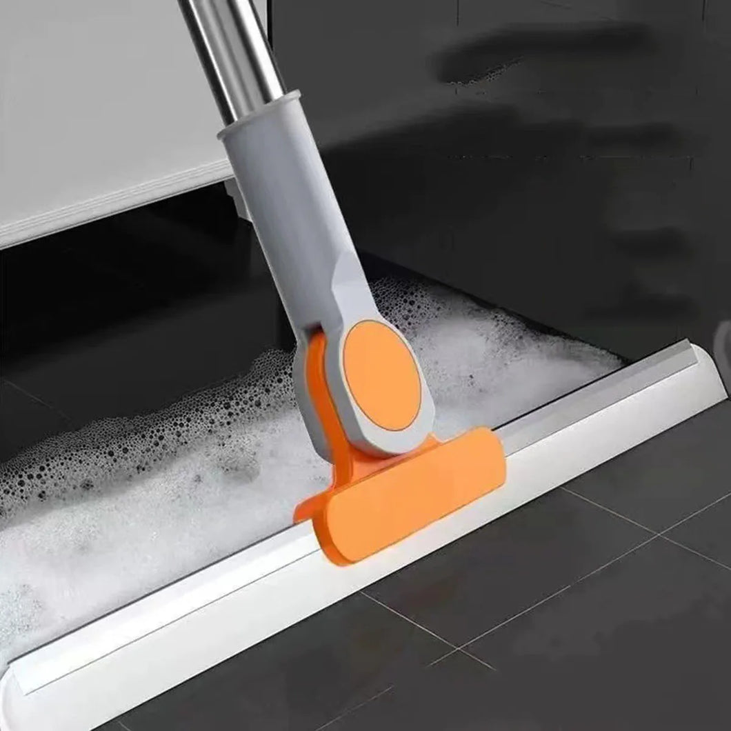 Silicone wiper bathroom water mop