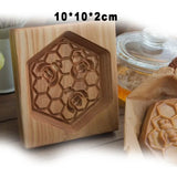 🍪Carved Wooden Pryanik Gingerbread Cookie Mold